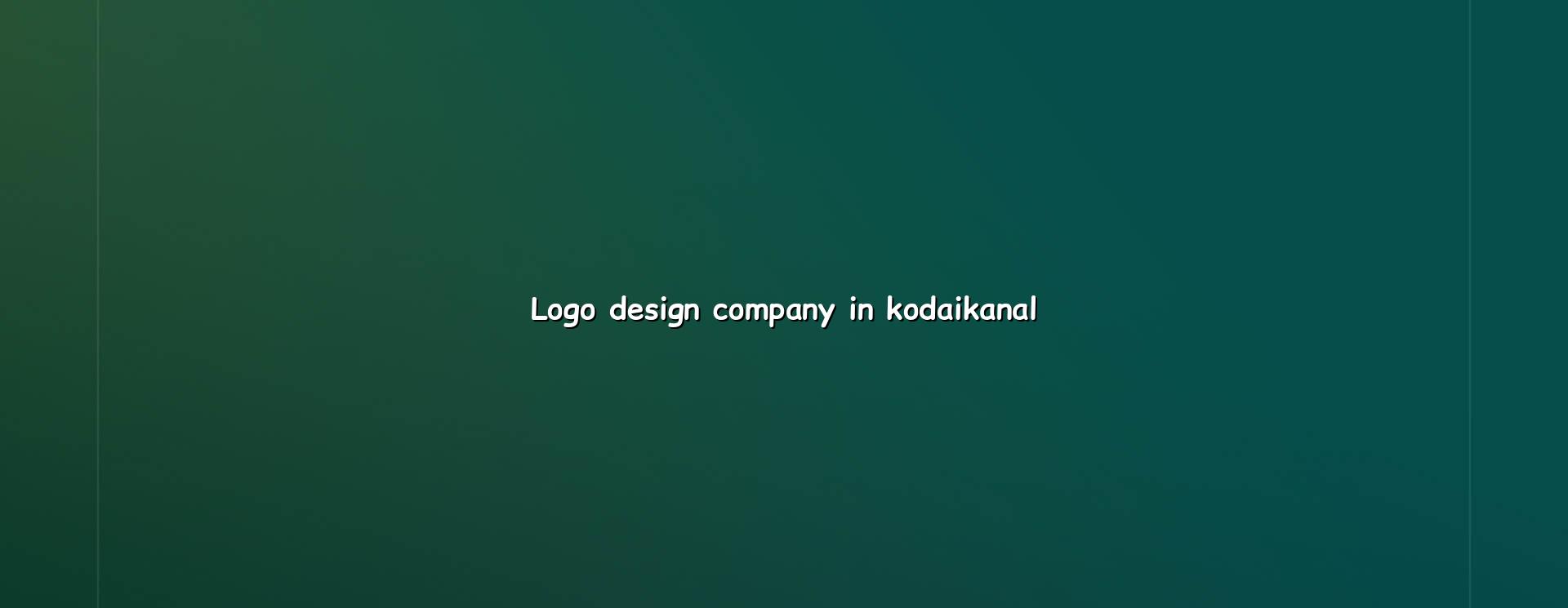 Logo design company in Kodaikanal — WebGLITS