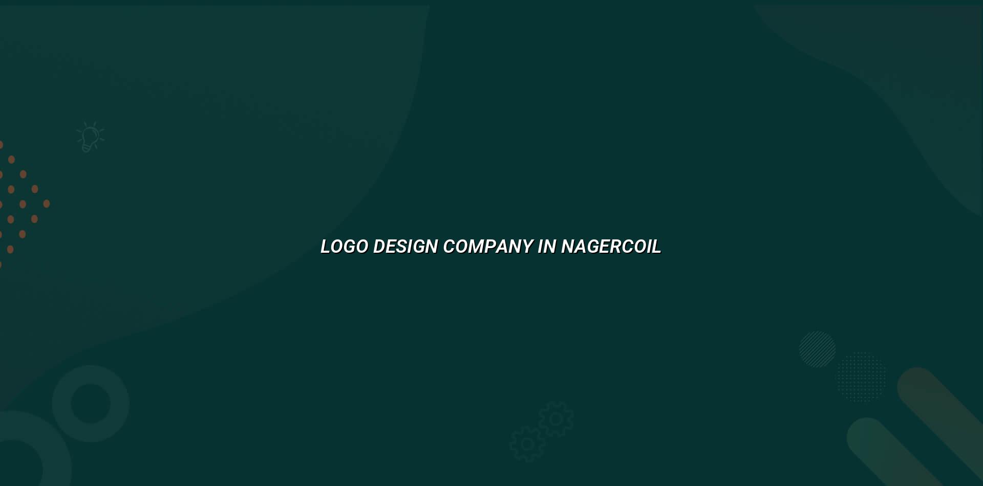 Logo design company in Nagercoil — WebGLITS