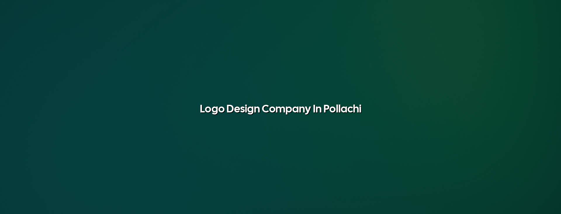 Logo Design Company in Pollachi — WebGLITS