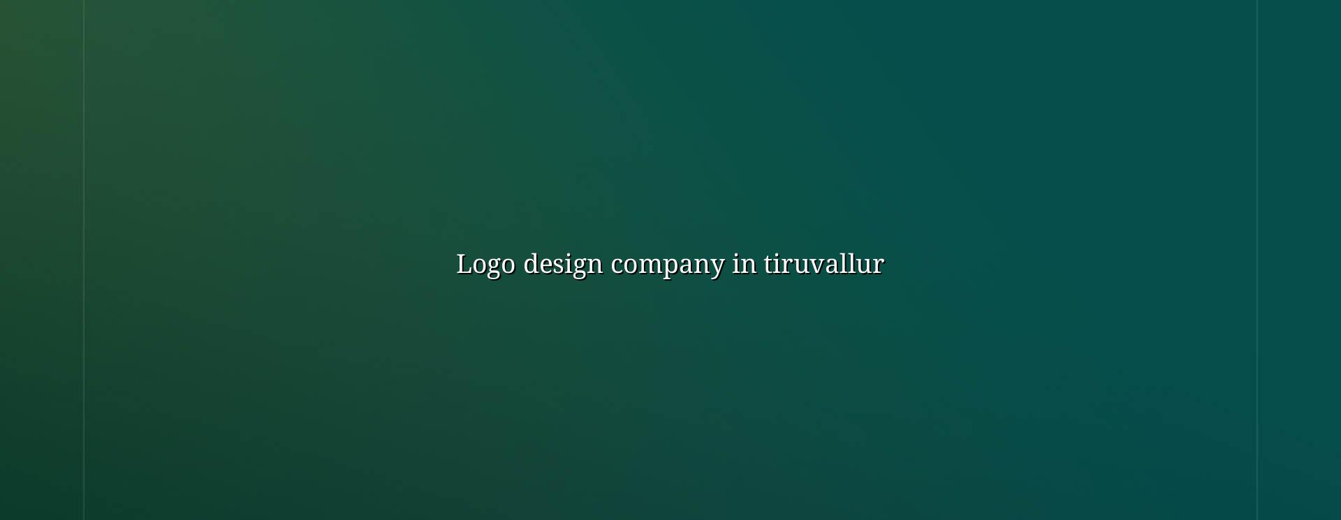 Logo Design Company in Tiruvallur — WebGLITS