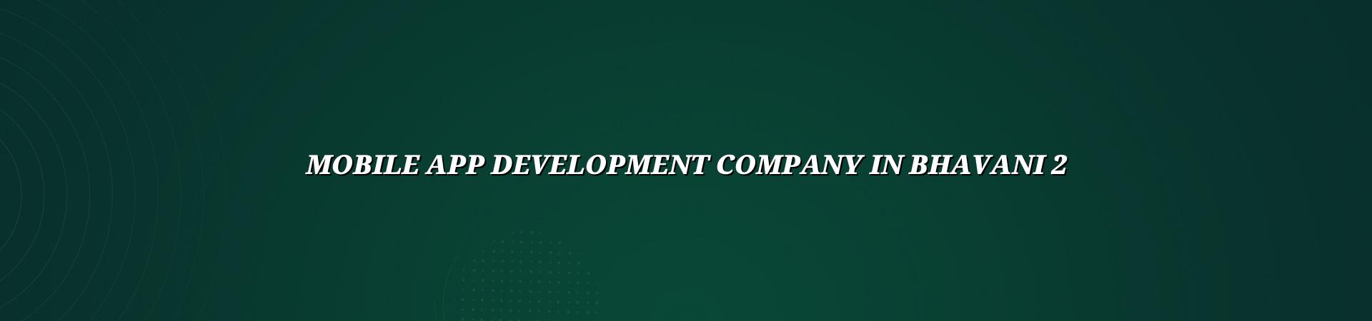 App planning and development support for Bhavani businesses