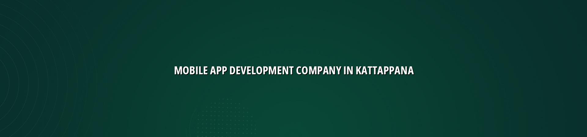 Mobile app development company in Kattappana in Nagercoil — WebGLITS