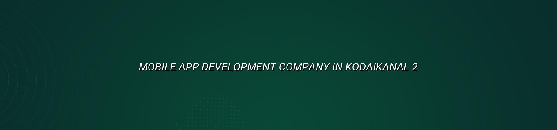 App planning checklist for Kodaikanal businesses