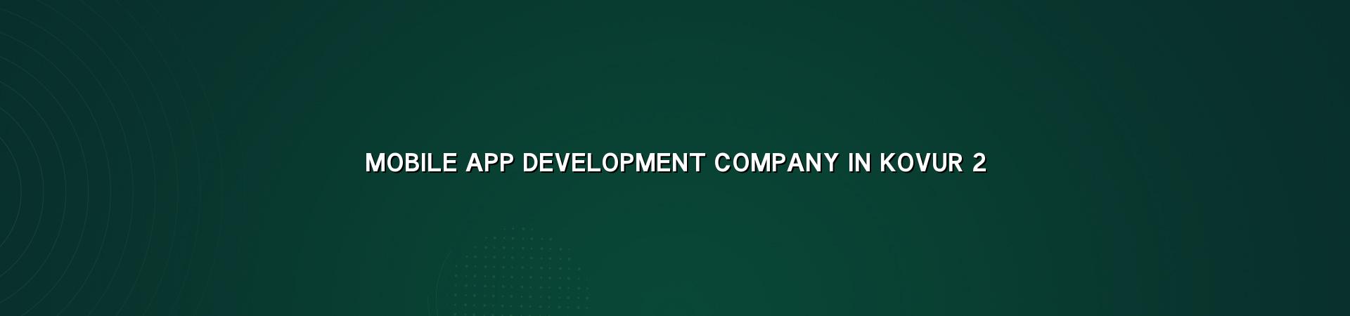 App planning for Kovur businesses