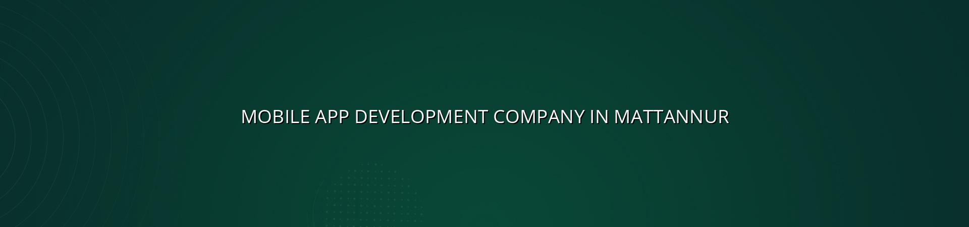 Mobile app development company in Mattannur — WebGLITS