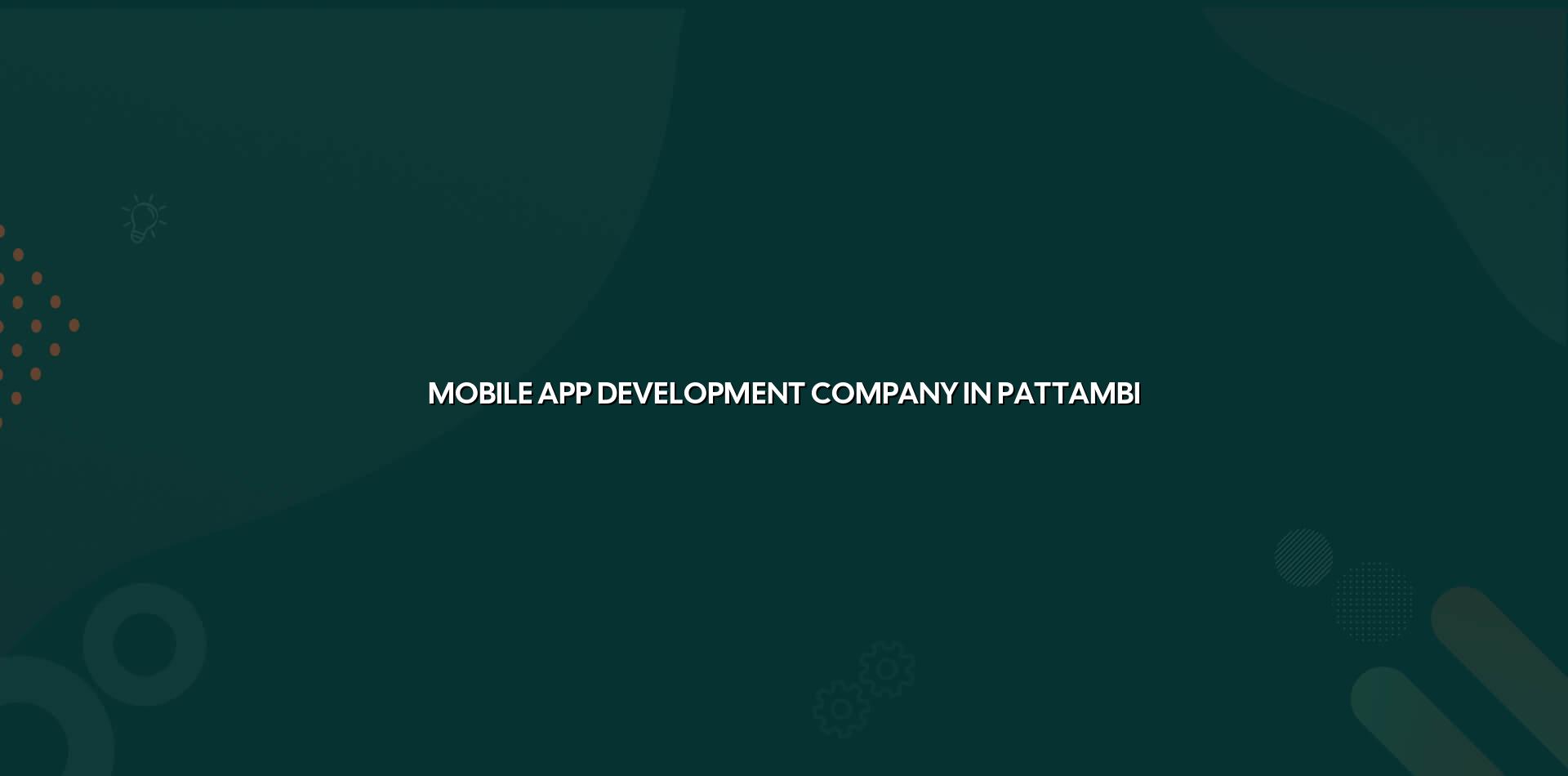 Mobile app development company in Pattambi — WebGLITS