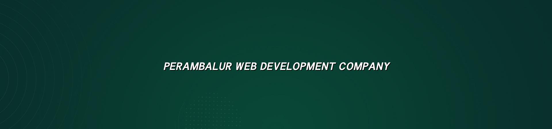 Perambalur web development company in Nagercoil — WebGLITS