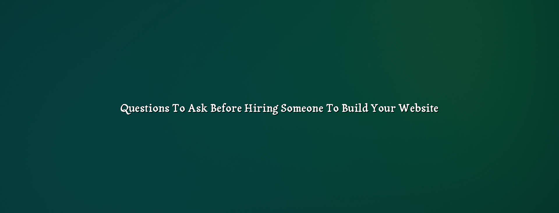 Website planning discussion for questions to ask before hiring someone to build your website