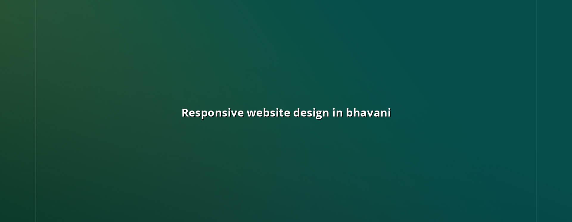 Responsive website design in Bhavani — WebGLITS