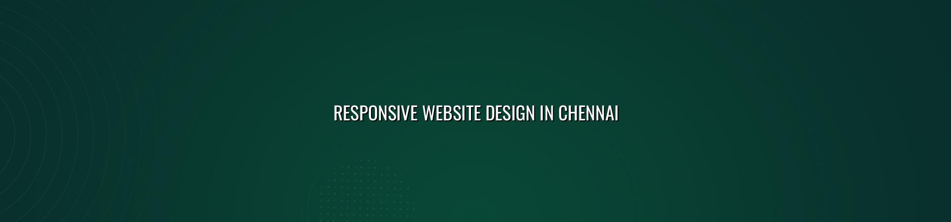 responsive website design in Chennai by WebGLITS