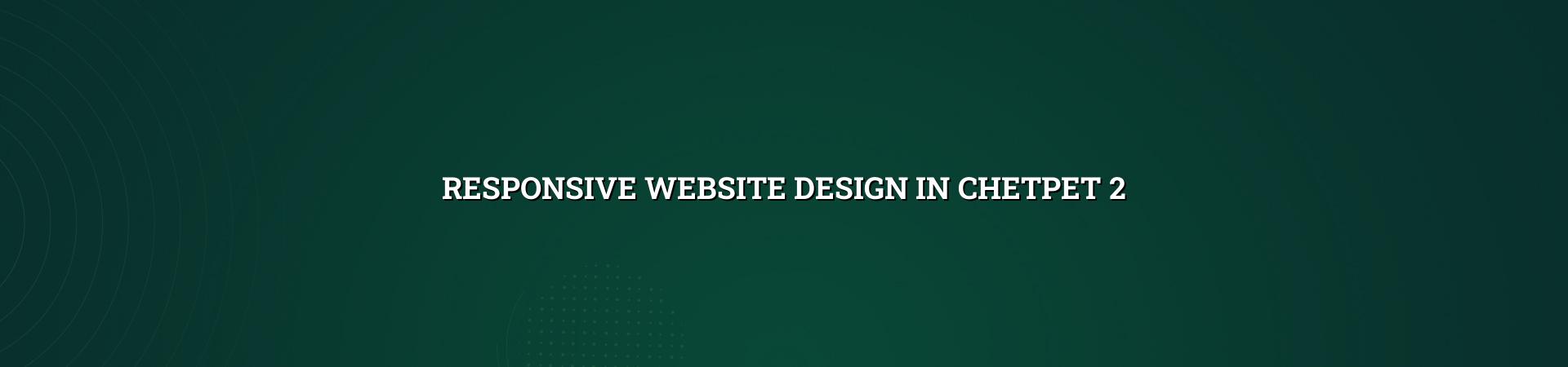 Mobile friendly design checklist for Chetpet websites