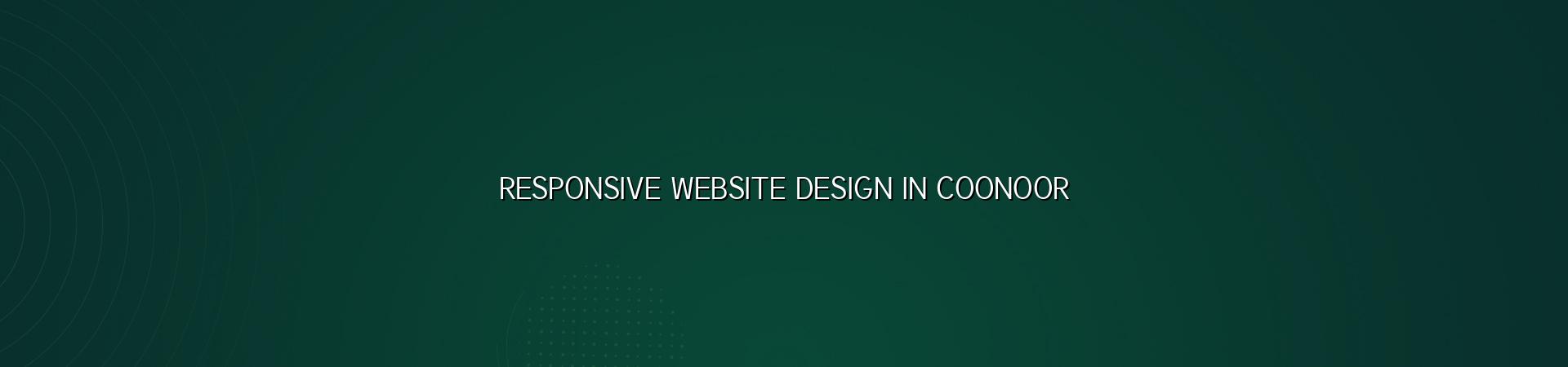 Responsive website design in Coonoor — WebGLITS