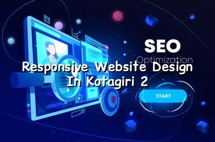 Responsive website planning and mobile-friendly layout