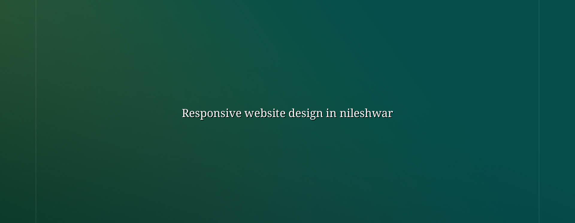 Responsive website design in Nileshwar — WebGLITS