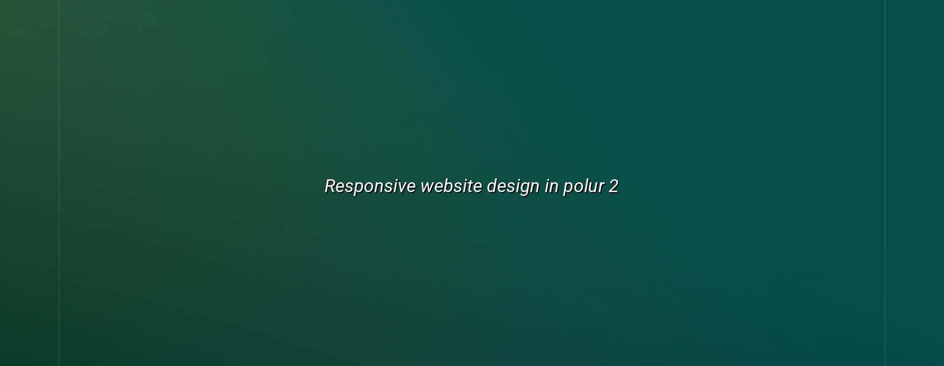 Mobile friendly website design for Polur businesses