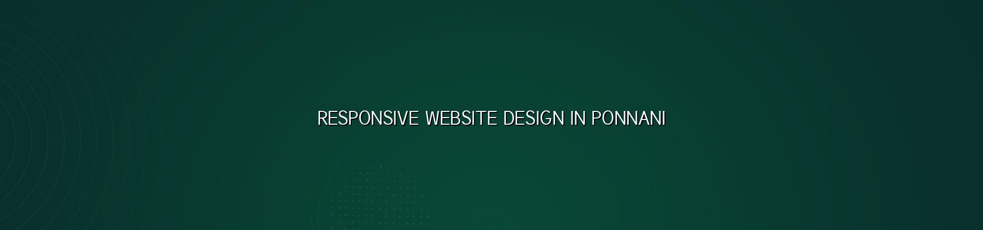 Responsive website design in Ponnani by WebGLITS