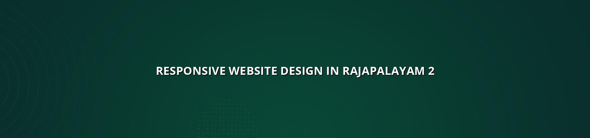 Mobile friendly website layout for Rajapalayam businesses
