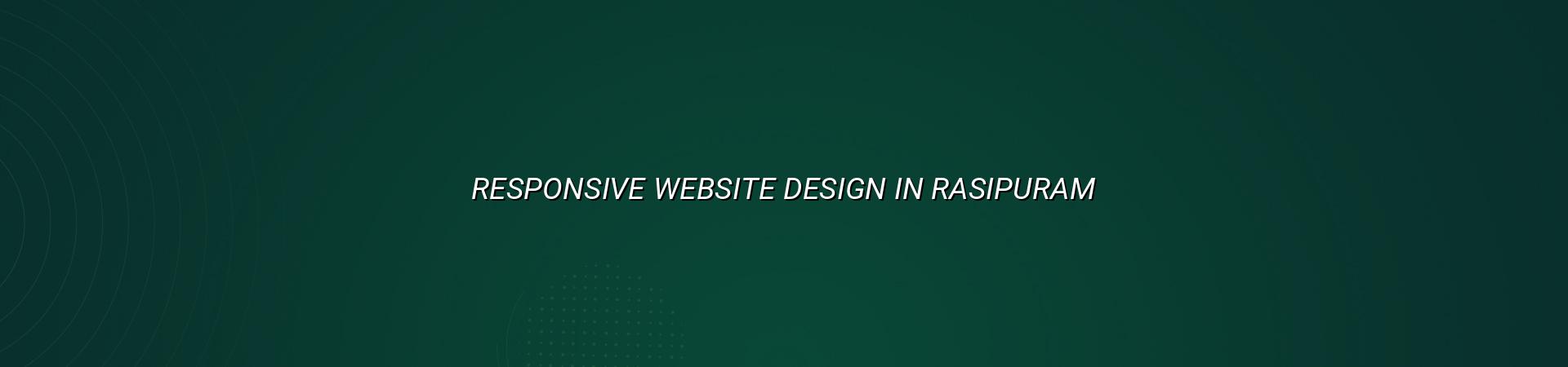 Responsive website design in Rasipuram — WebGLITS