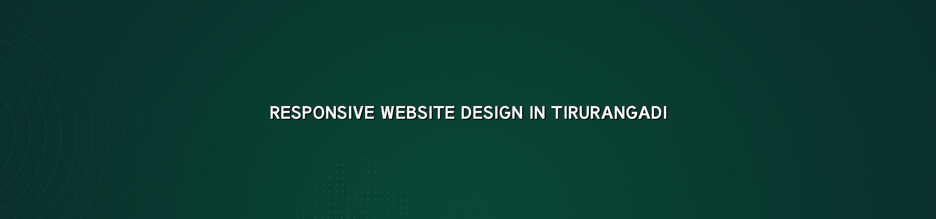 Responsive website design in Tirurangadi — WebGLITS