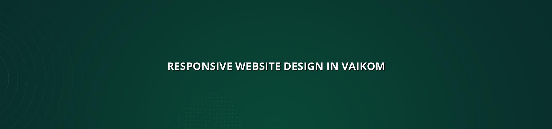 responsive website design in Vaikom by WebGLITS