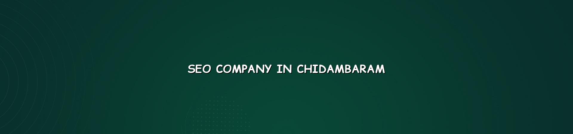 SEO company in Chidambaram — WebGLITS