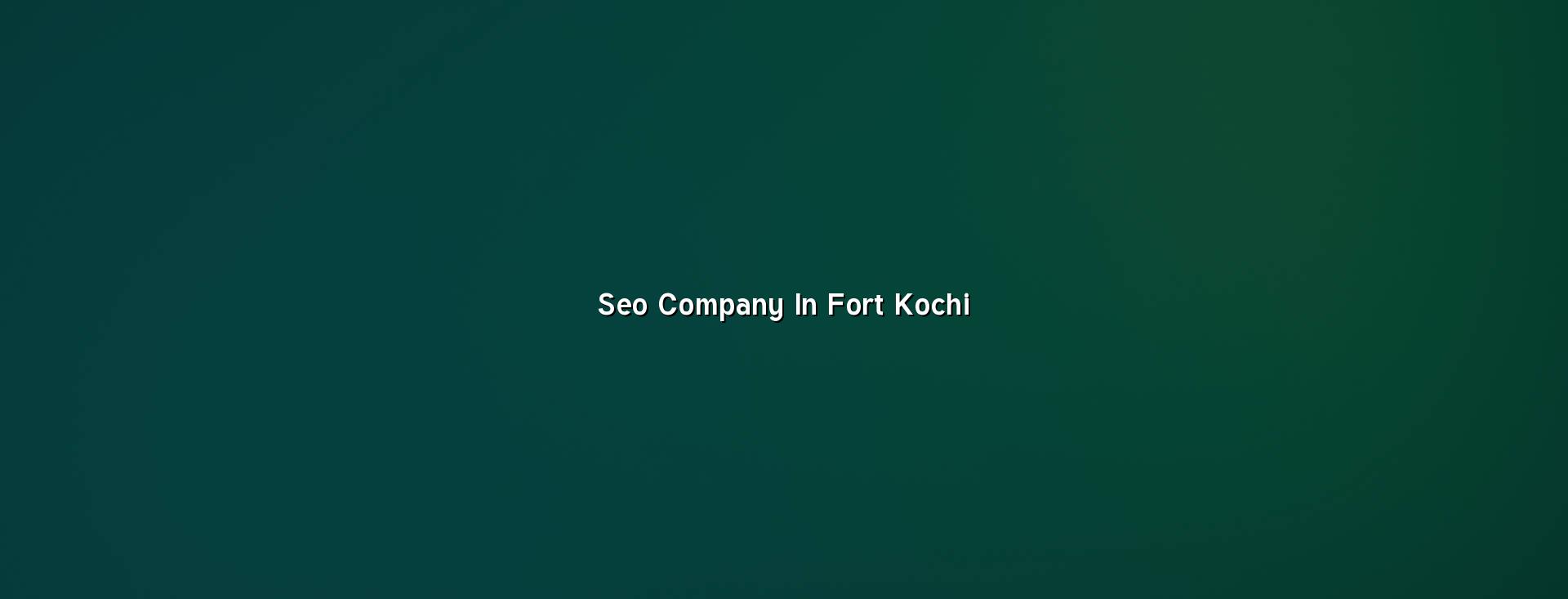 seo company in Fort Kochi in Nagercoil — WebGLITS