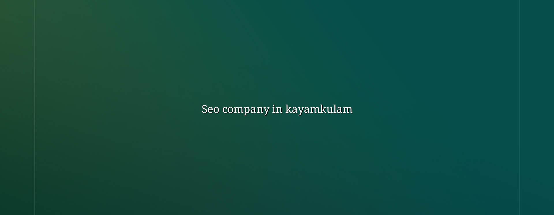 Seo company in Kayamkulam — WebGLITS