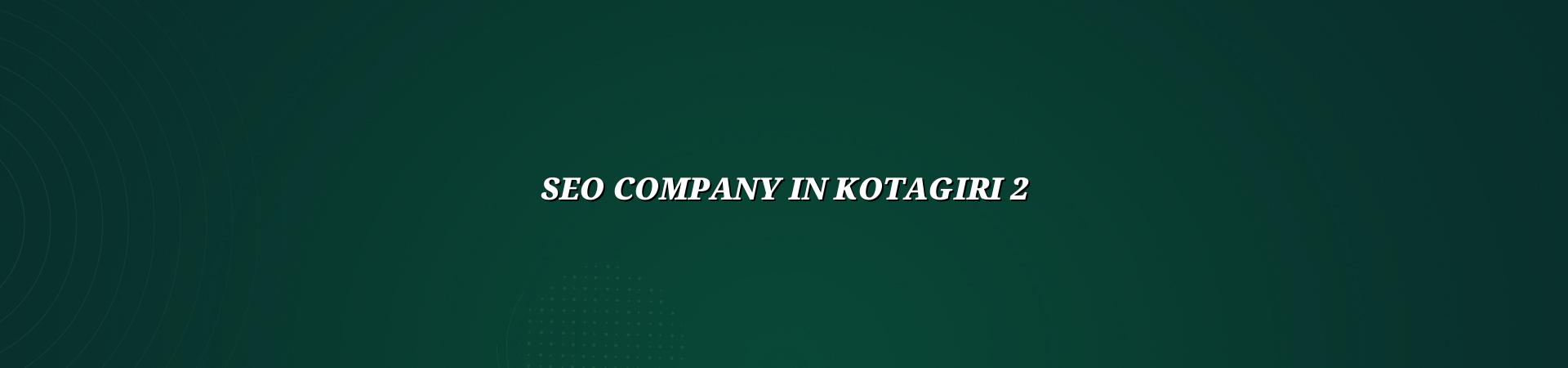 SEO planning for Kotagiri businesses