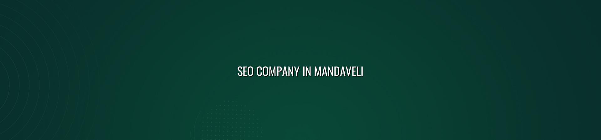 SEO Company in Mandaveli in Nagercoil — WebGLITS