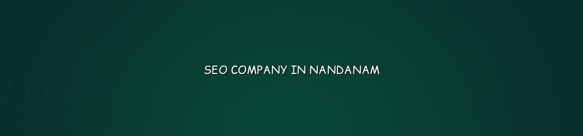 Seo Company In Nandanam in Nagercoil — WebGLITS