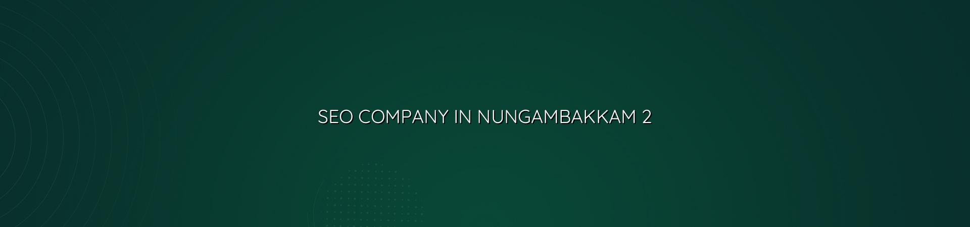 SEO checklist for Nungambakkam businesses