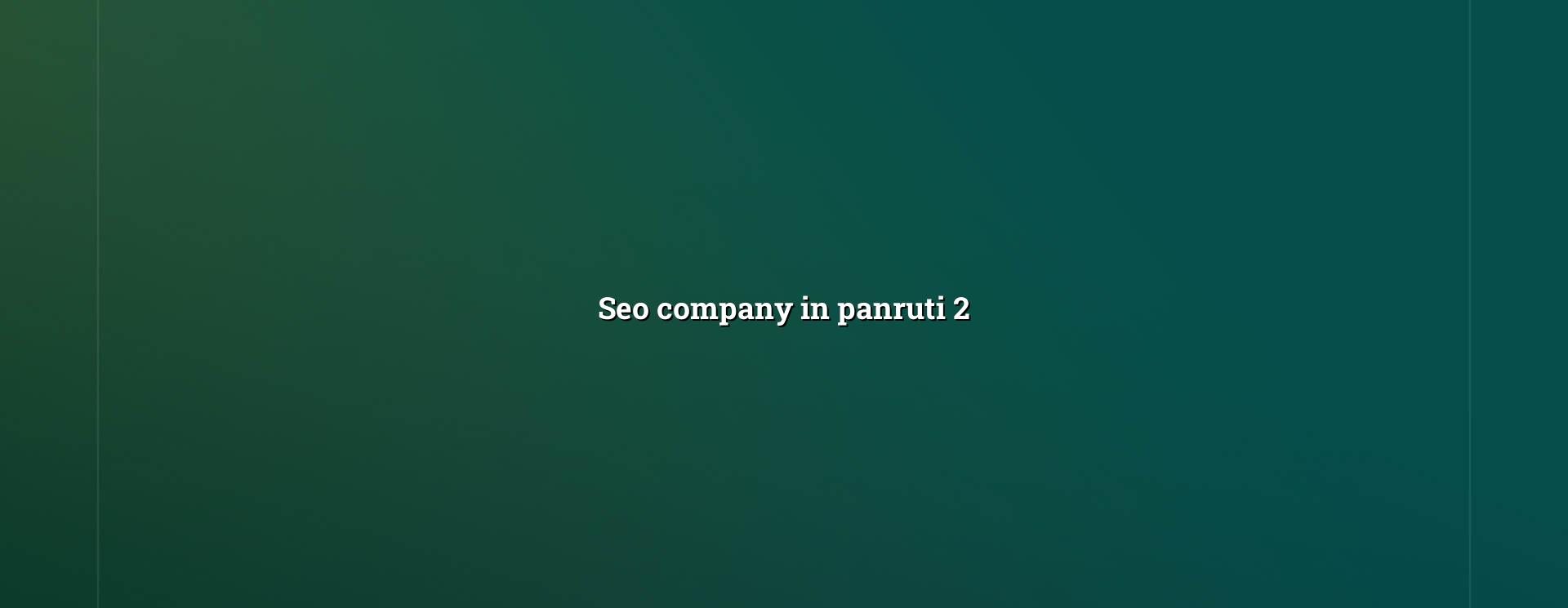 SEO planning for Panruti businesses