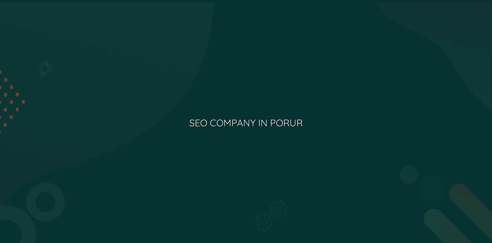 SEO Company in Porur — WebGLITS