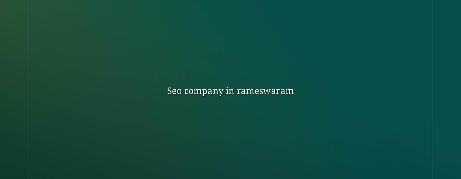 seo company in Rameswaram in Nagercoil — WebGLITS