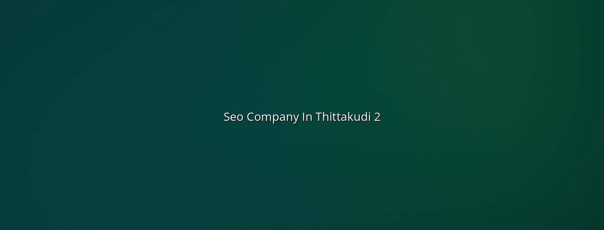 seo company in Thittakudi checklist and planning image