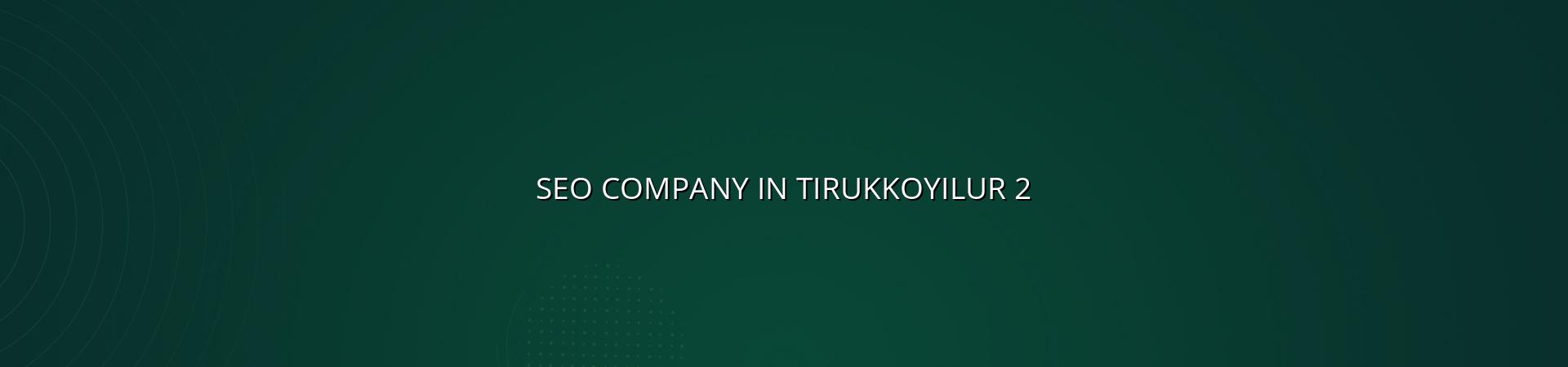 Seo Company In Tirukkoyilur checklist and SEO planning