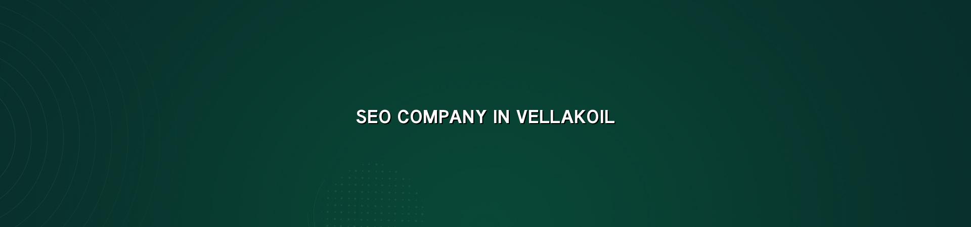 SEO company in Vellakoil — WebGLITS