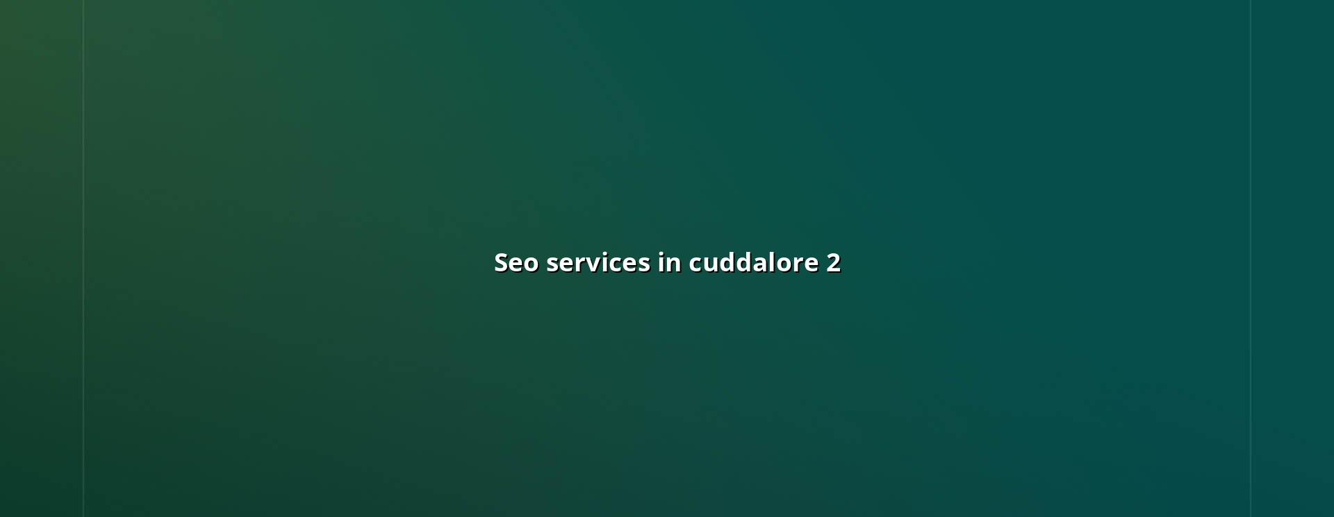 seo services in Cuddalore checklist and planning