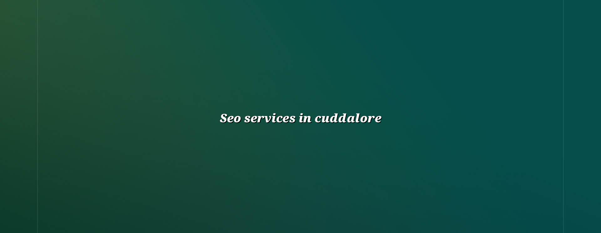 seo services in Cuddalore in Nagercoil — WebGLITS