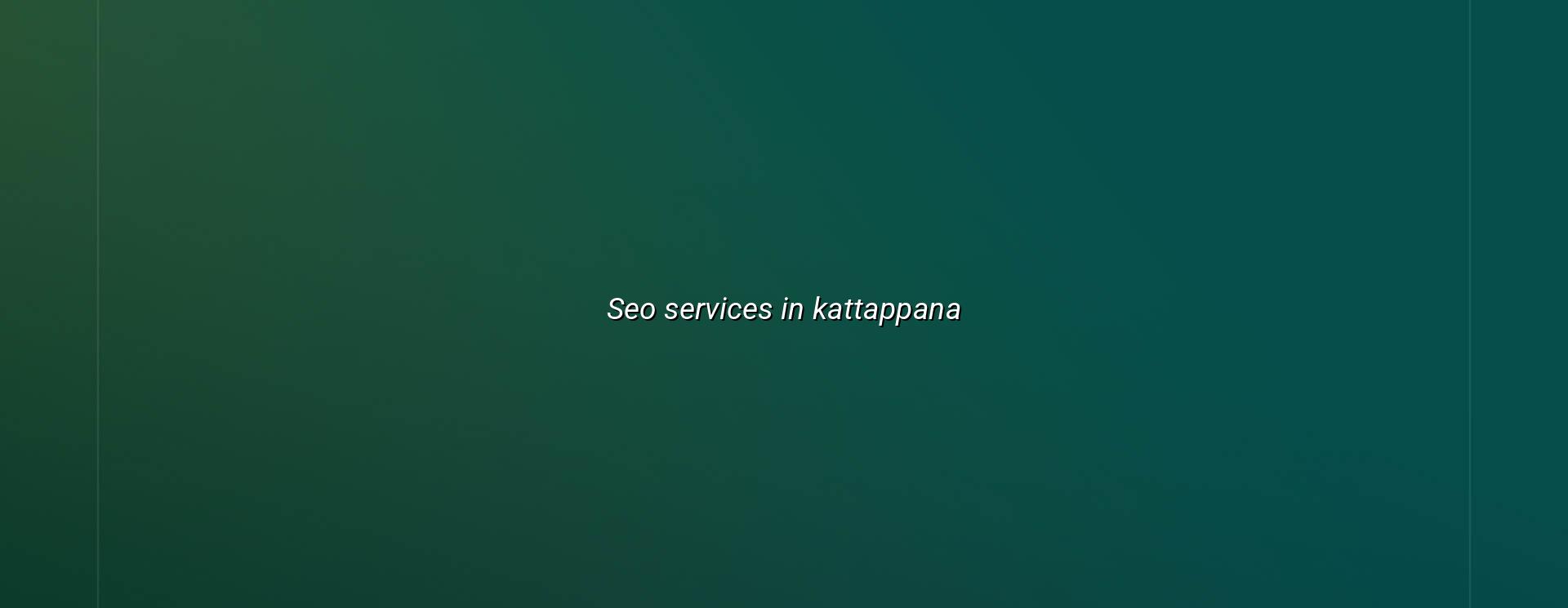 SEO services in Kattappana by WebGLITS