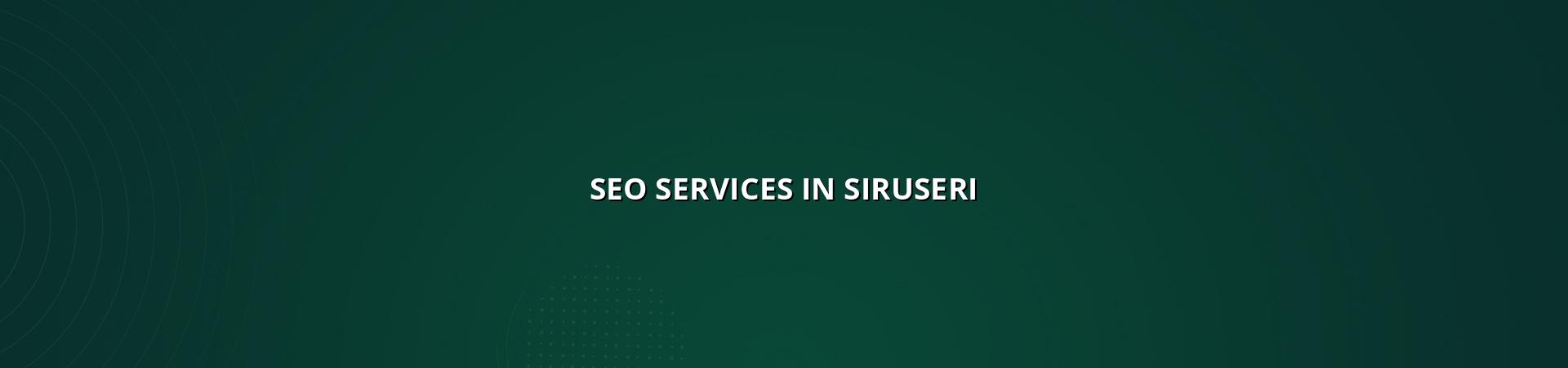 SEO services in Siruseri — WebGLITS