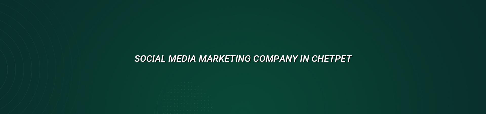 Social media marketing company in Chetpet — WebGLITS