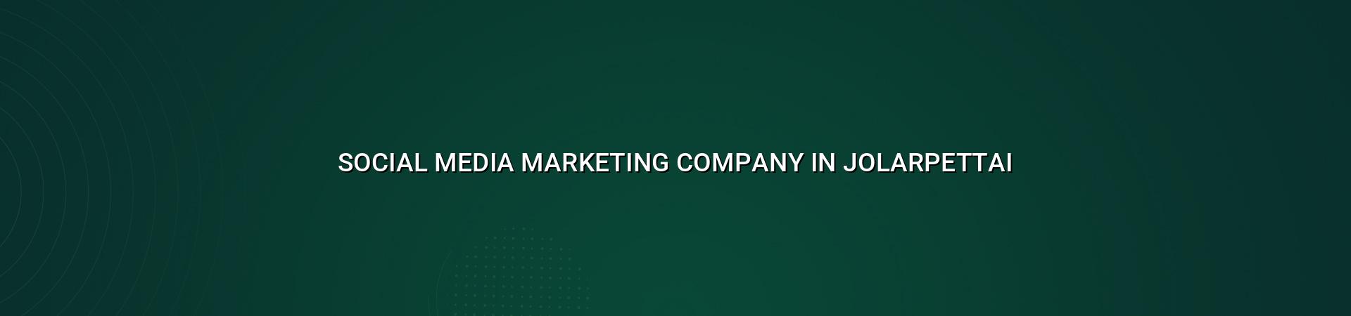 Social Media Marketing Company In Jolarpettai in Nagercoil — WebGLITS