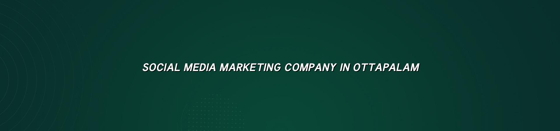 Social Media Marketing Company in Ottapalam — WebGLITS