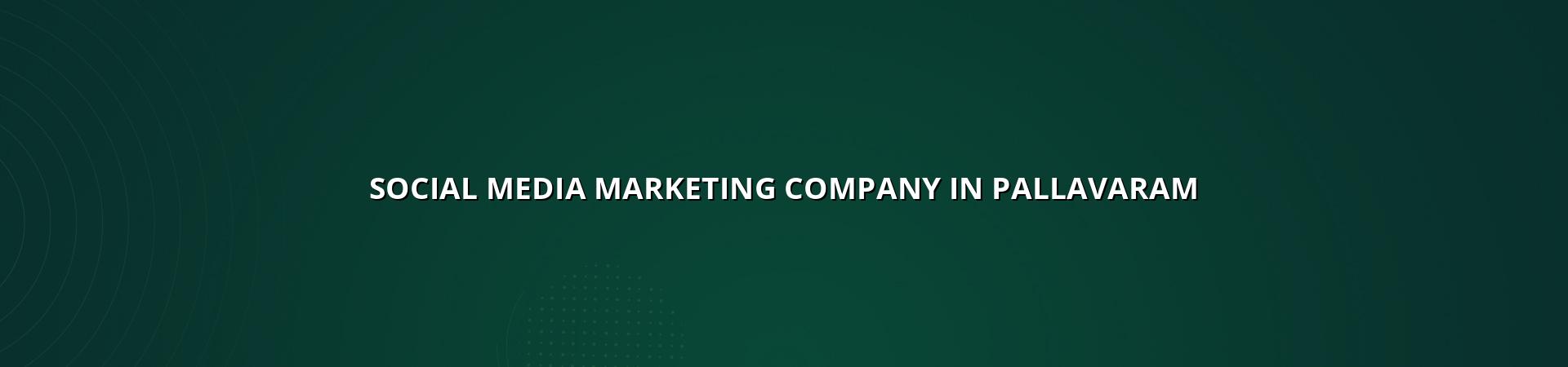 Social Media Marketing Company in Pallavaram — WebGLITS