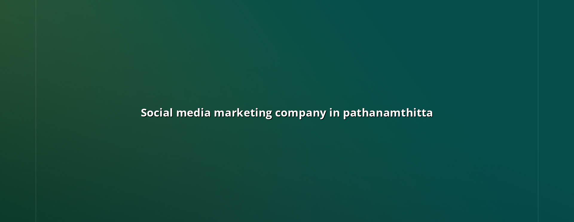 Social media marketing company in Pathanamthitta — WebGLITS