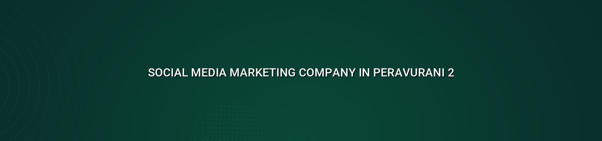 Social media marketing planning for Peravurani businesses