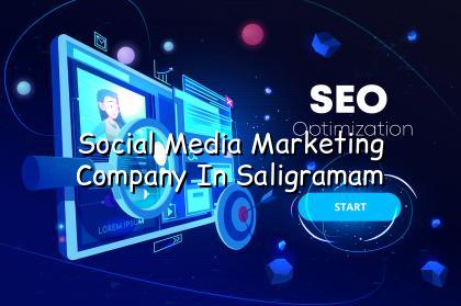 Social Media Marketing Company in Saligramam — WebGLITS