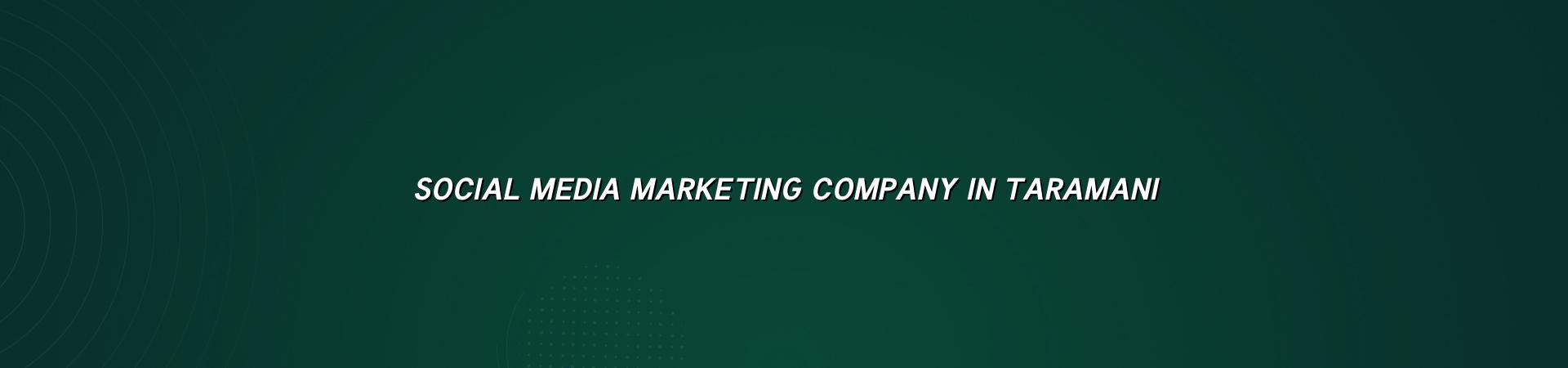 Social media marketing company in Taramani in Nagercoil — WebGLITS