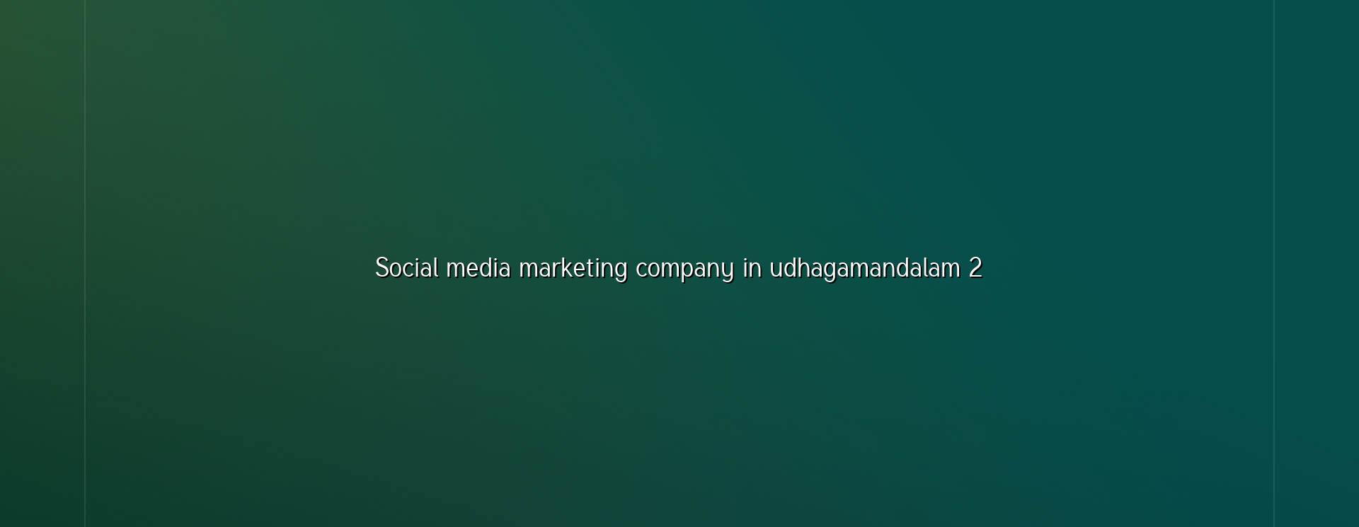 Social media marketing checklist for Udhagamandalam businesses